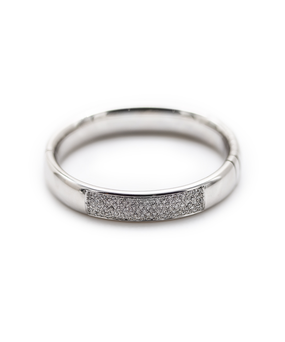 Armreif mit Brillanten 750er Weißgold