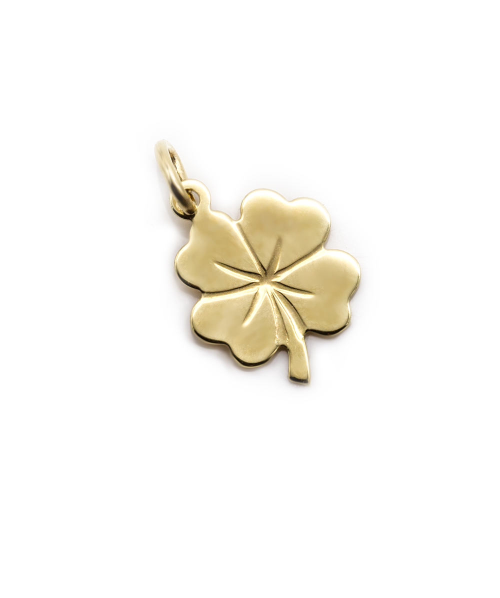 Anhänger Kleeblatt 333er Gelbgold