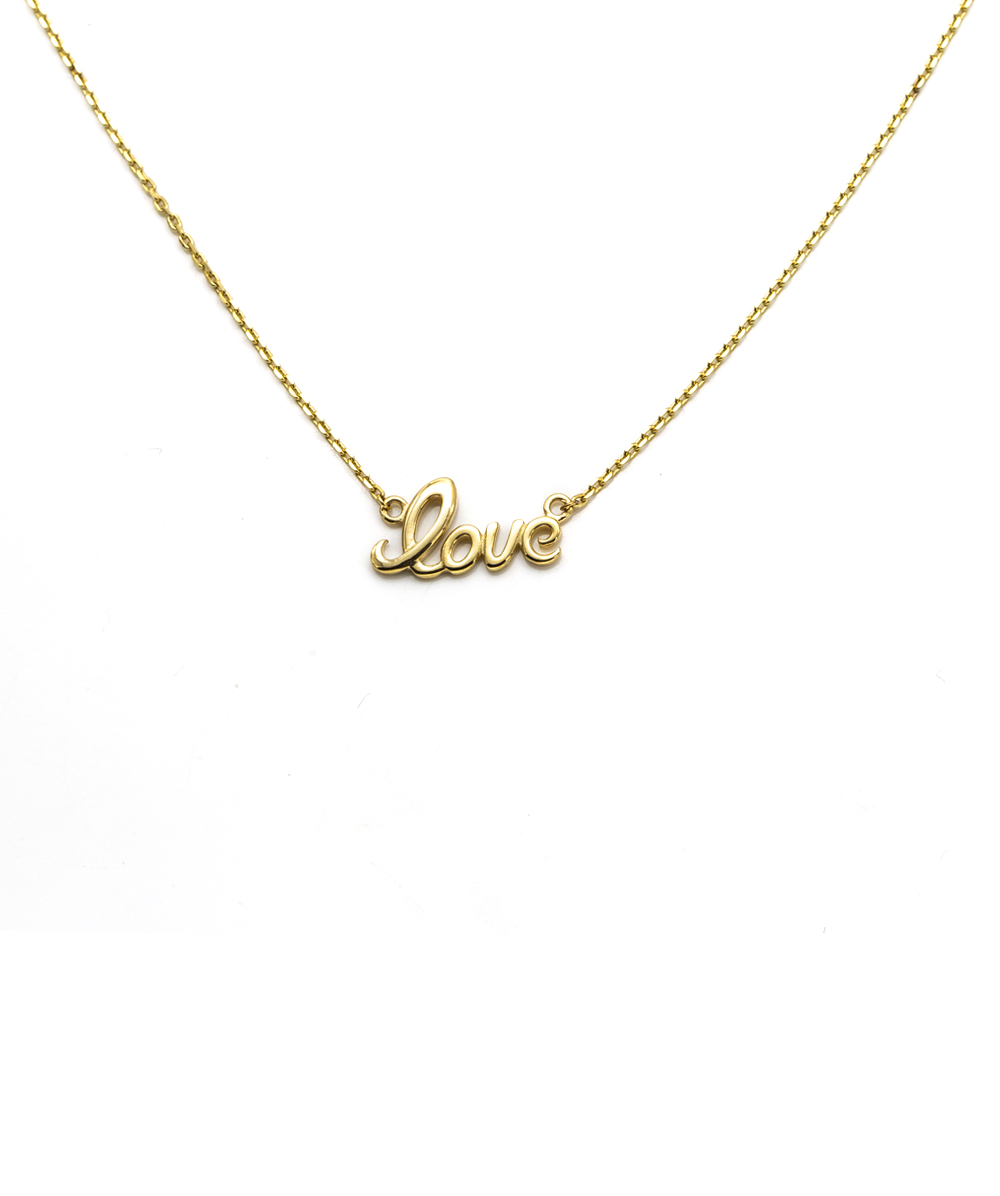 Kette Love 333er Gelbgold