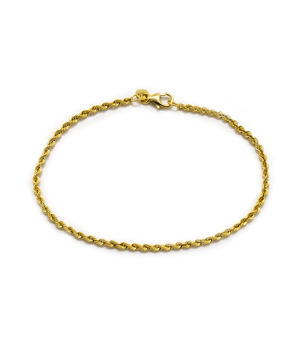 Kordelarmband 333er Gelbgold