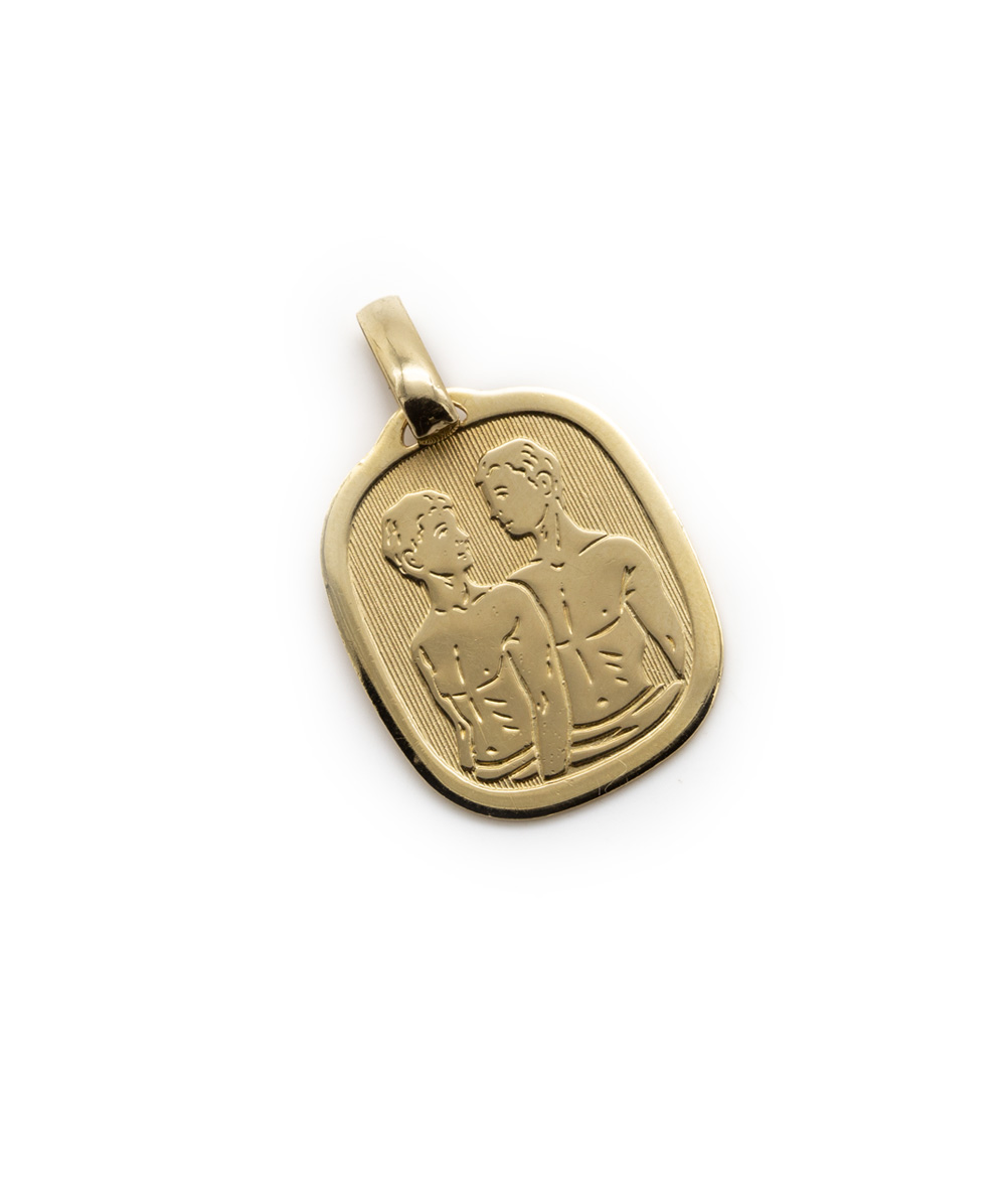 Anhänger Zwilling 585 Gelbgold