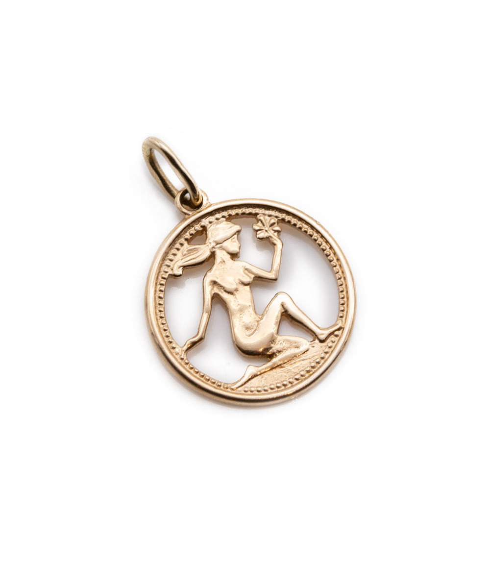 Anhänger Sternzeichen Jungfrau 585er Gelbgold